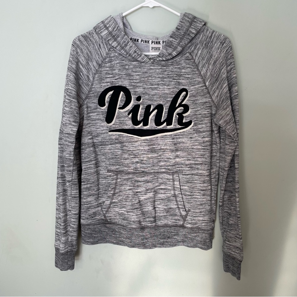 PINK Victoria's Secret Heathered Gray Sweatshirt